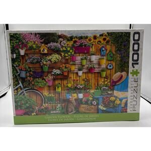 Eurographics Garden Flowers 1000 Piece Jigsaw Puzzle New Sealed